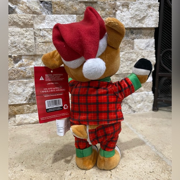 GEMMY 11 inch MUSICAL ANIMATED RUDOLPH THE RED NOSED REINDEER CHRISTMAS PLUSH - Picture 4 of 6